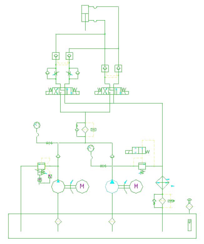 液壓站工作原理圖