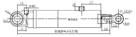 工程油缸選型方式耳環(huán)連接